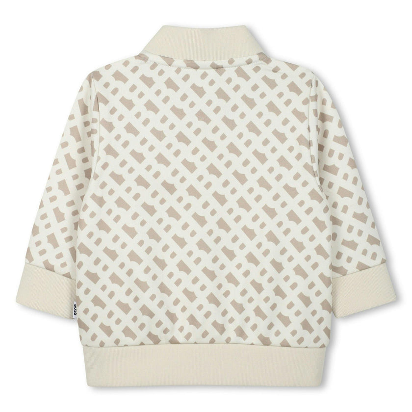Sand Cardigan Patterned Pants Set
