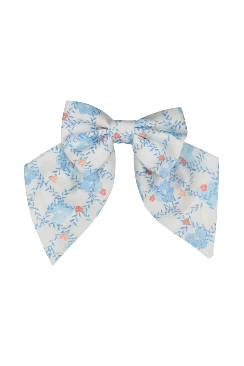 RIVIERA FLORAL BLUE HAIR CLIP