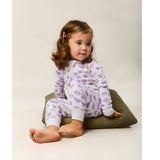 Mini Woof Squad Lilac Zip-up Bodysuit