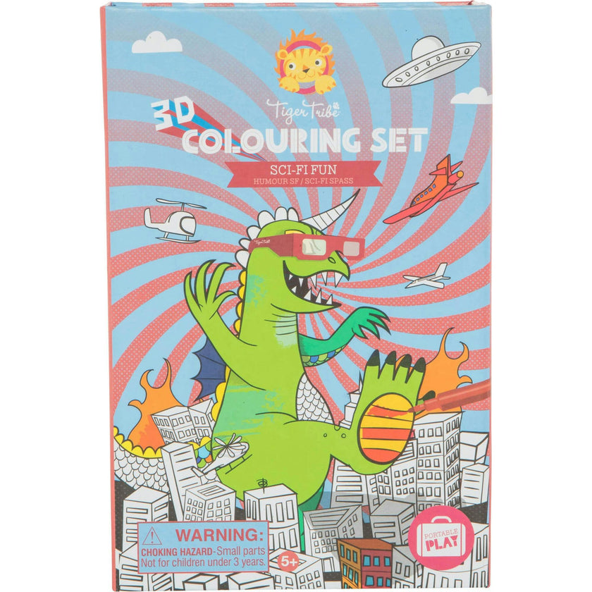Tribe: 3D Coloring Set - Sci Fi Fun Activity Set