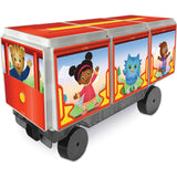 Daniel Tiger's Neighborhood Ride-Along Trolley Magnetic Tiles Set