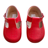 Bailey Pre-Walker Baby Shoes - Pillar Box Red