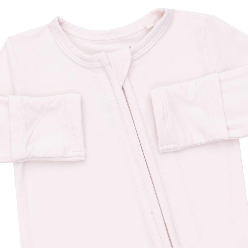 Solid Mauve Morn - 2 Way Zipper Footie