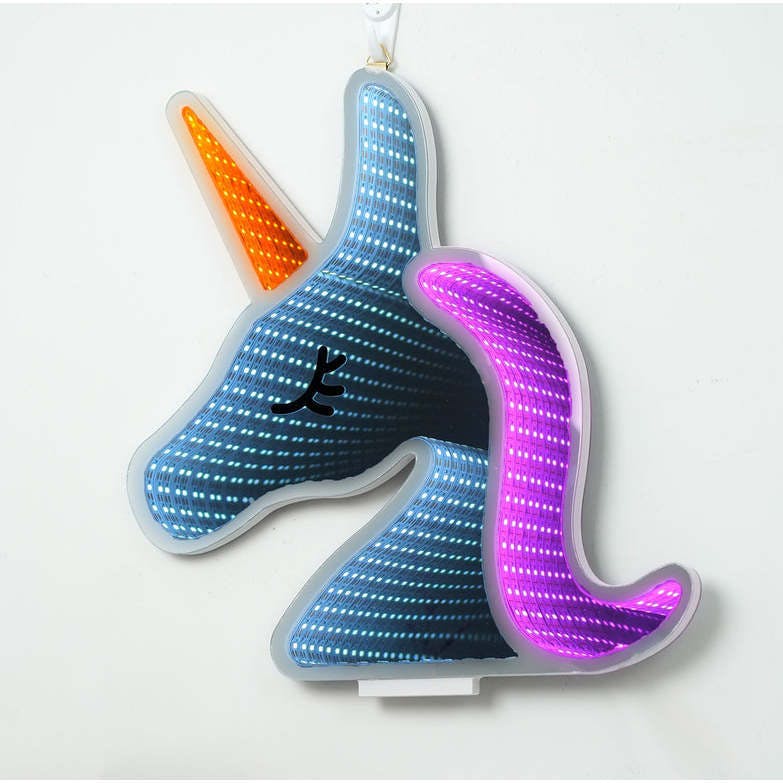 Neon Art Infinity Lights Wall & Desk Sign-Unicorn