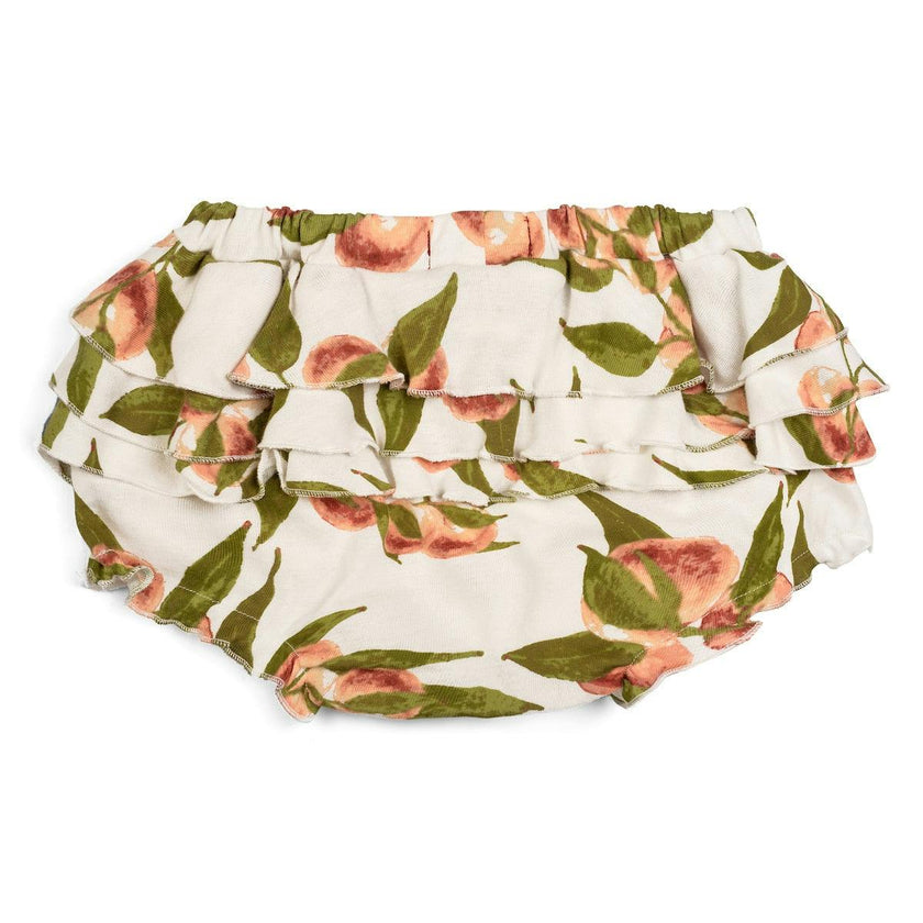 Peaches Organic Cotton Ruffle Bloomer
