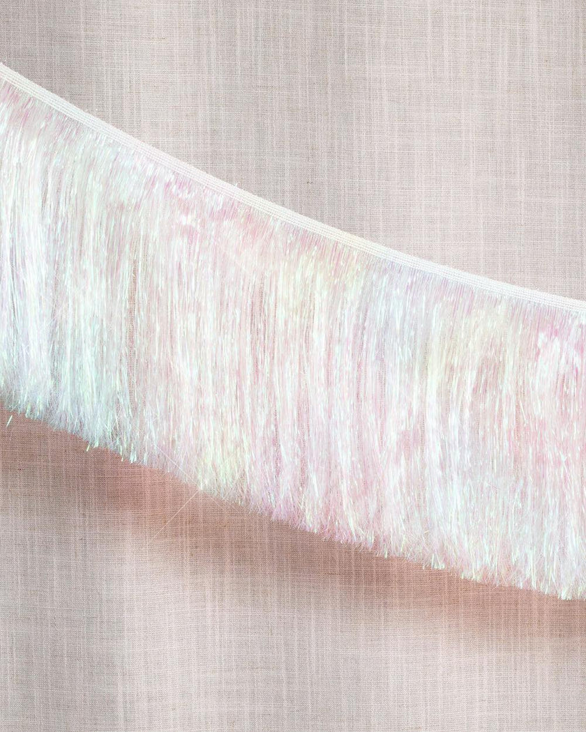 Iridescent Fringe - iridescent foil banner