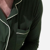 Pine Green Bamboo Men's Pajama Set