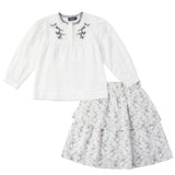 Floral Emboidered Woven Set