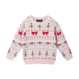 Infant (9-24M) Girls 3-Piece Sweater Set | Festive Bows & Hearts
