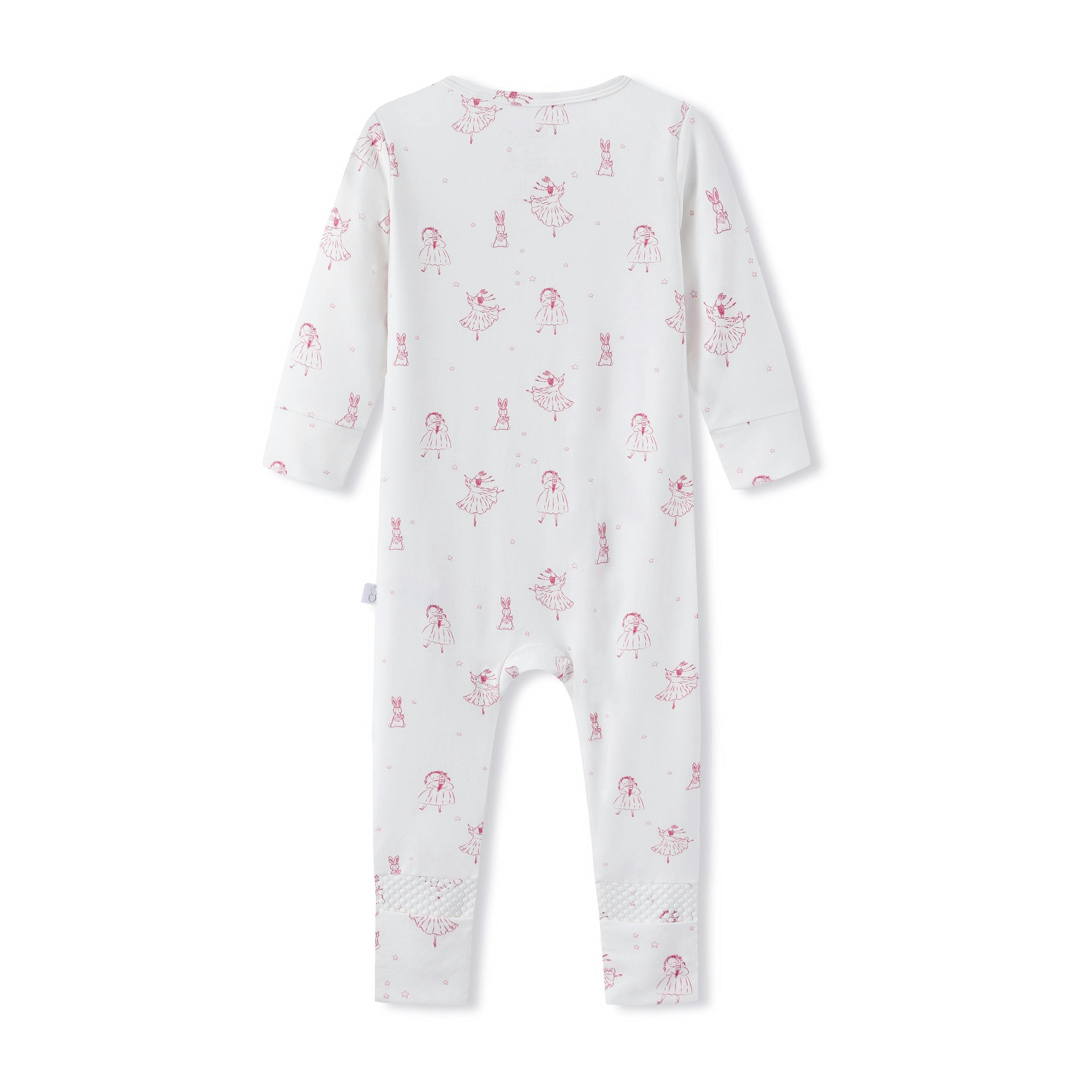 Bamboo Footie Pajama Sleepsuit - Princesse Rose