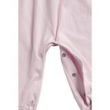 Pink Puppy Love Embroidery Footie
