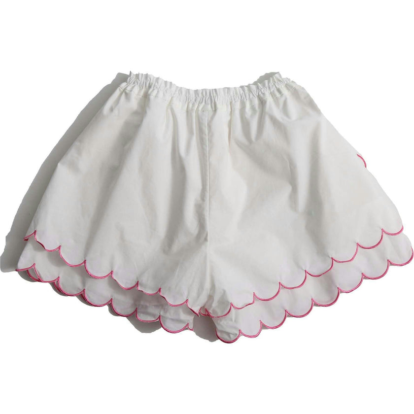 LAUREL SCALLOPED SUMMER SHORTS