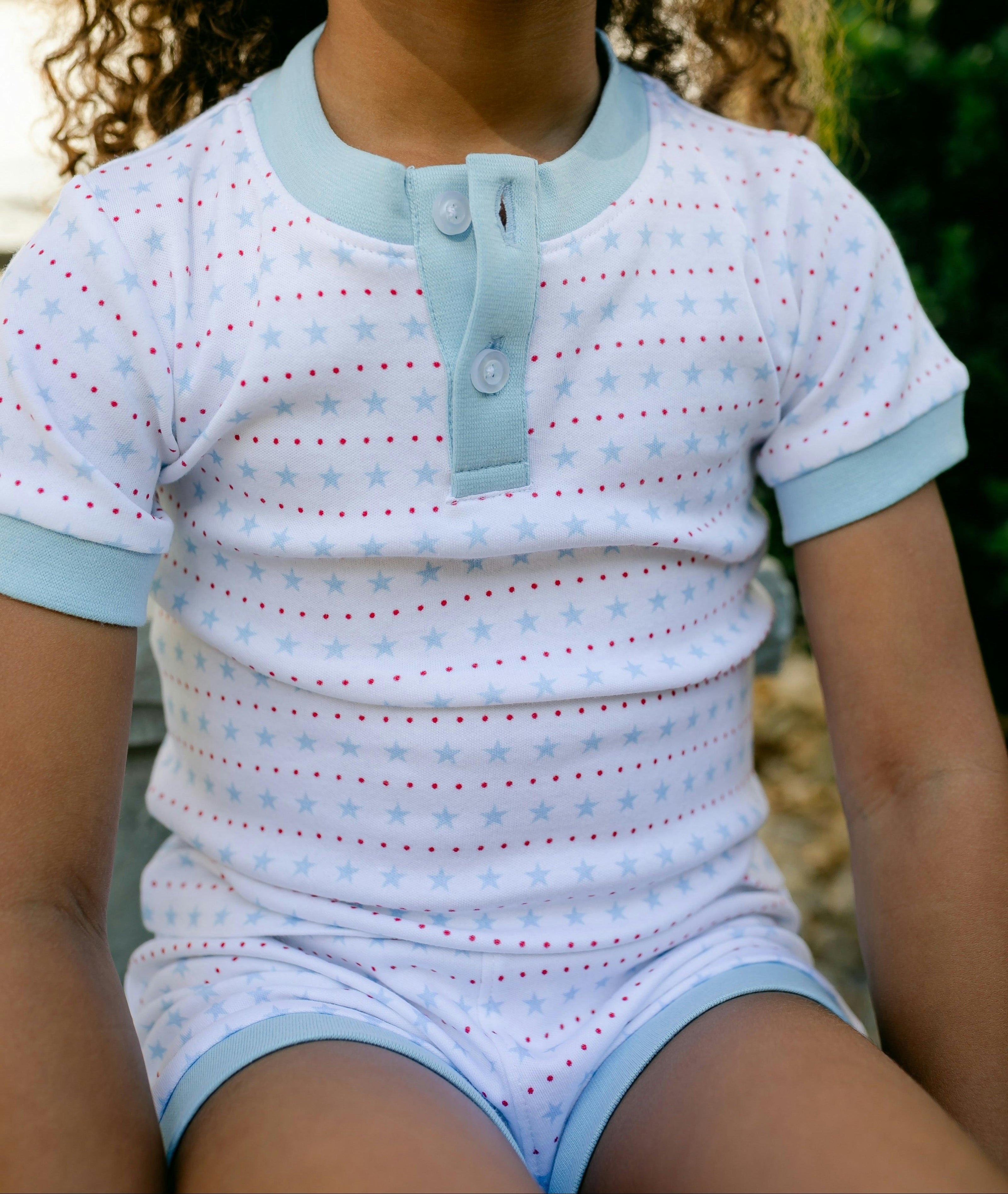 Frankie PJ Set - Star Spangled Print