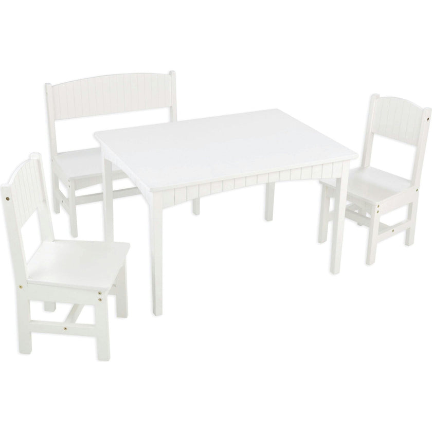 Nantucket Table with Bench and 2 Chair Set