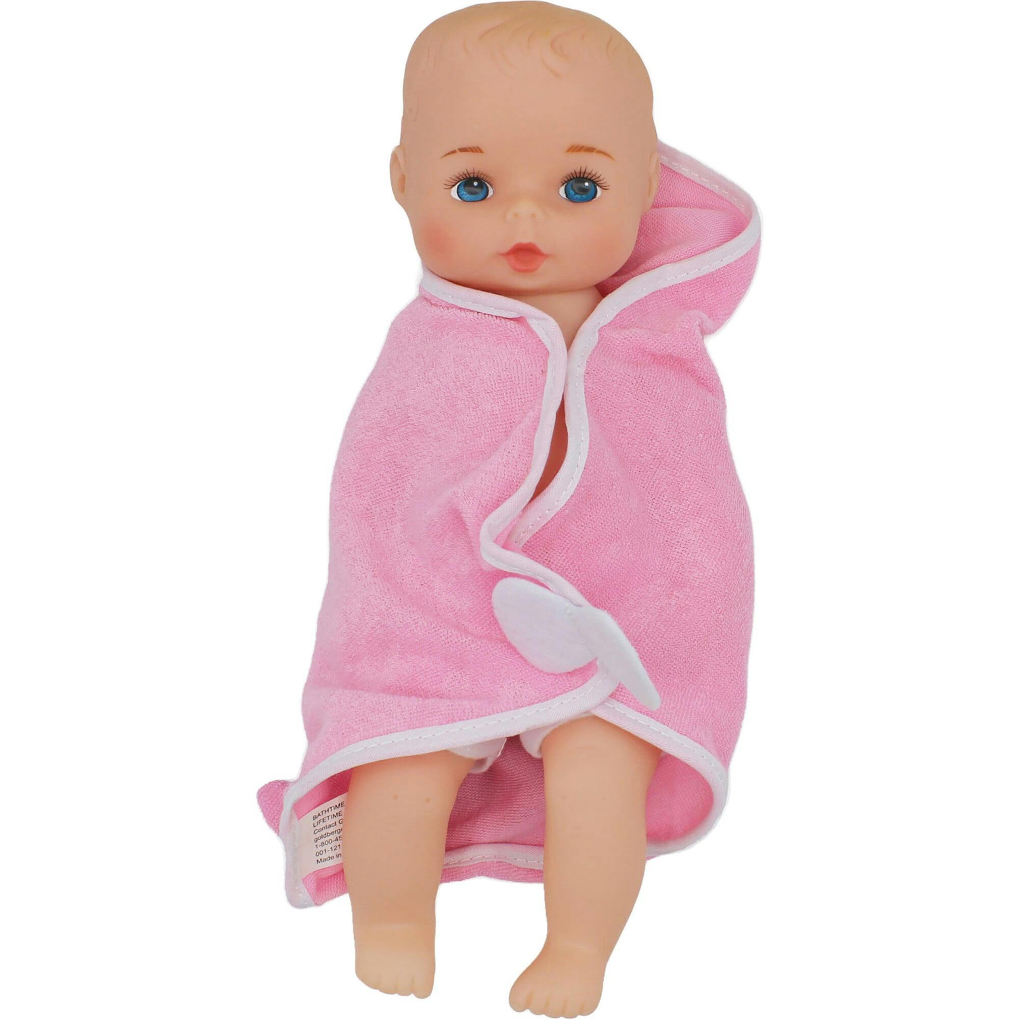 Baby's First Bathtime with Softina Pink Toy Doll