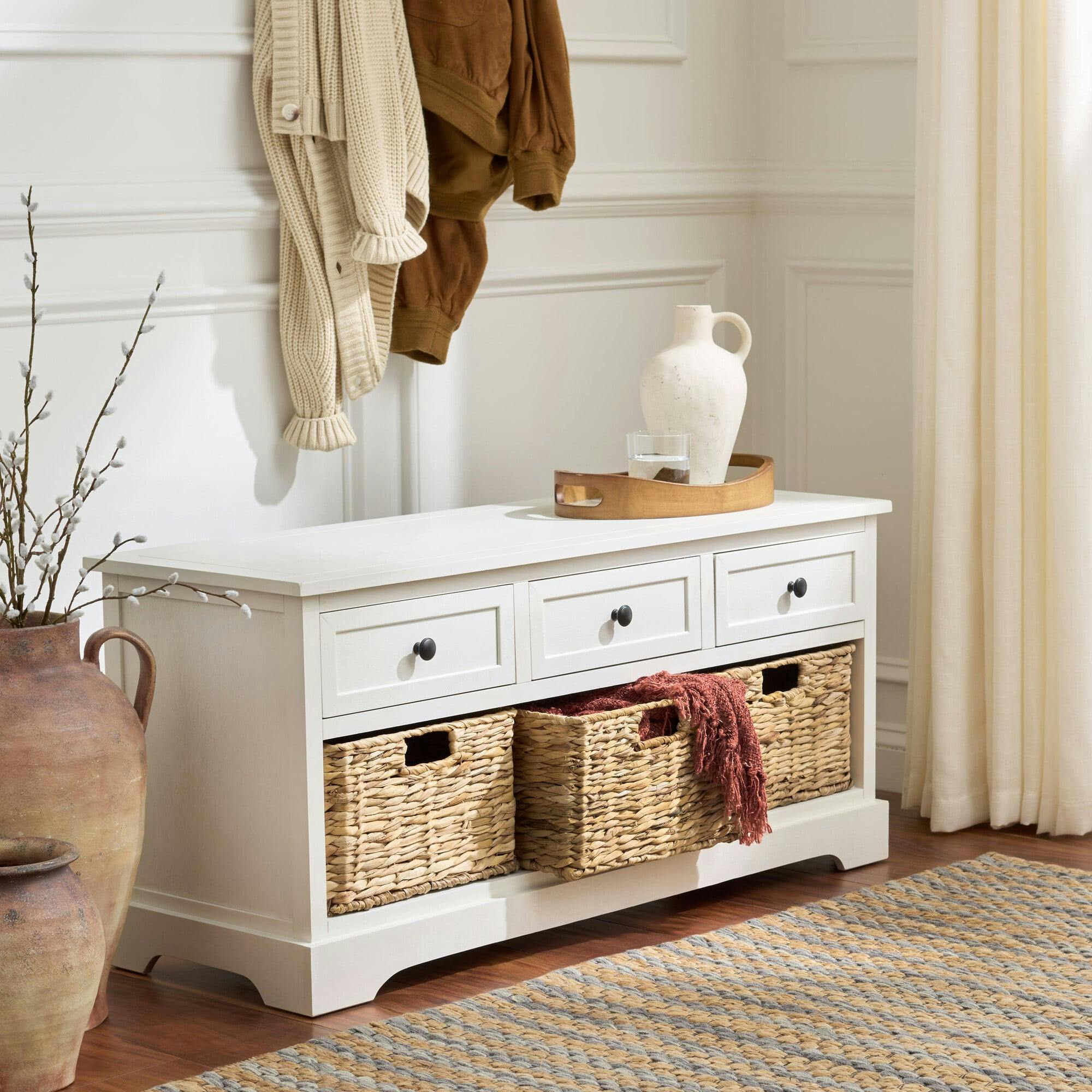 Damien 3 Drawer Storage Bench