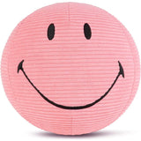 Plush Smiley Corduroy Bubblegum Pink 9"