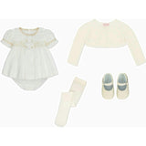 Ivory Linda Ceremony Baby Girl Cardigan