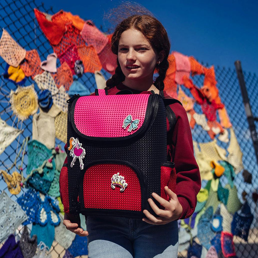 Student Backpack Scarlet Red