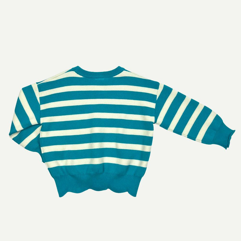 SCALLOP HEM SWEATER