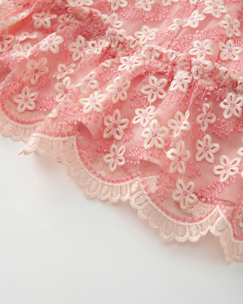 Julia Embroidered Mini Dress