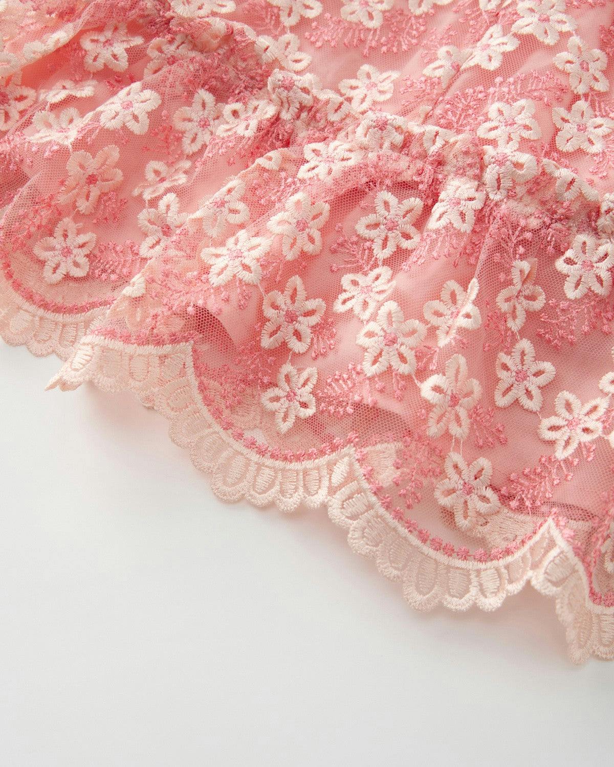 Julia Embroidered Mini Dress
