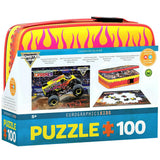 Monster Jam: Lunch Bag & 100pc Puzzle - Classroom Crusher