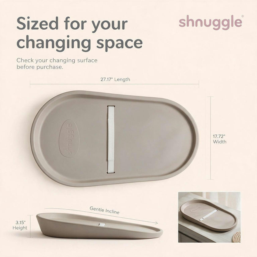 Shnuggle Squishy Diaper Changing Mat | Wipeable | Hygienic | Safe