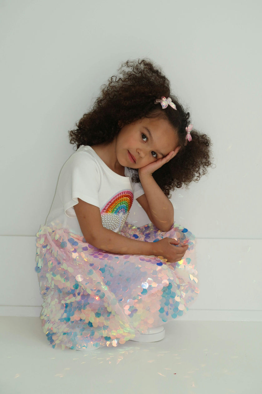 Paillette Rainbow Magic Dress