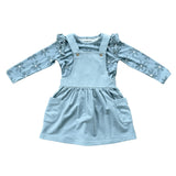 Girls Jumper Set in Daisy in Ski Blue