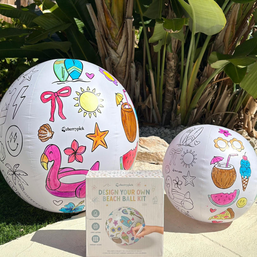 Design Your Own Beach Ball Kit - Summer Activity For Kids