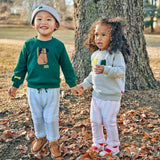 Recycled Cotton Spot Baby Sweatshirt