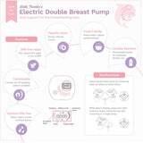 Electric Double Breast Pump: Pink
