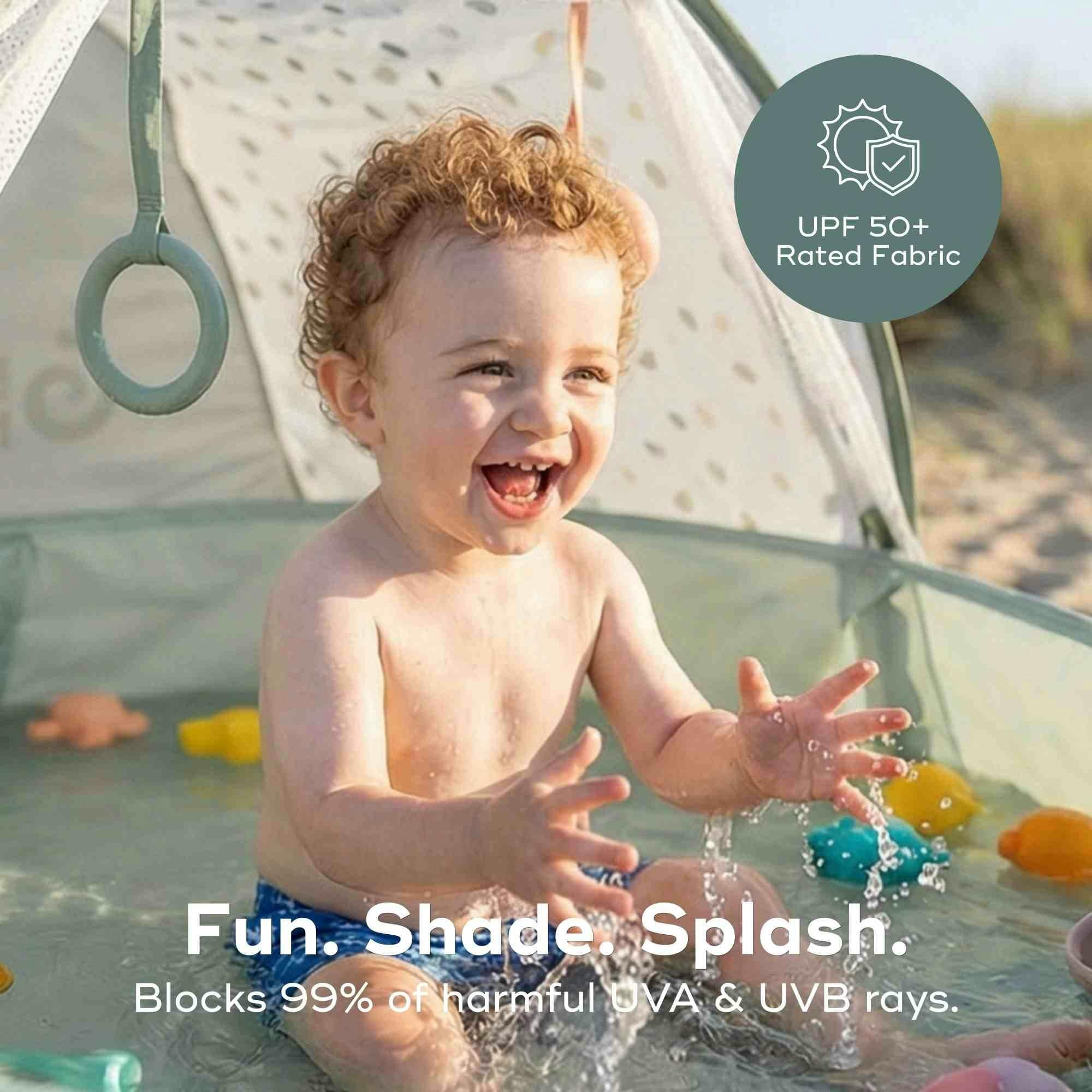 Aquani Anti-UV Baby Beach Tent & Paddling Pool