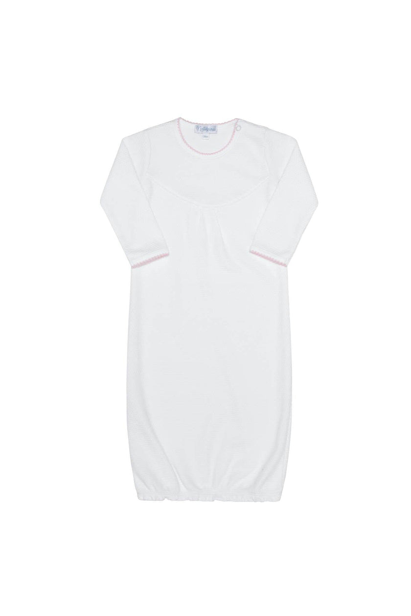 White Bubble Baby Gown