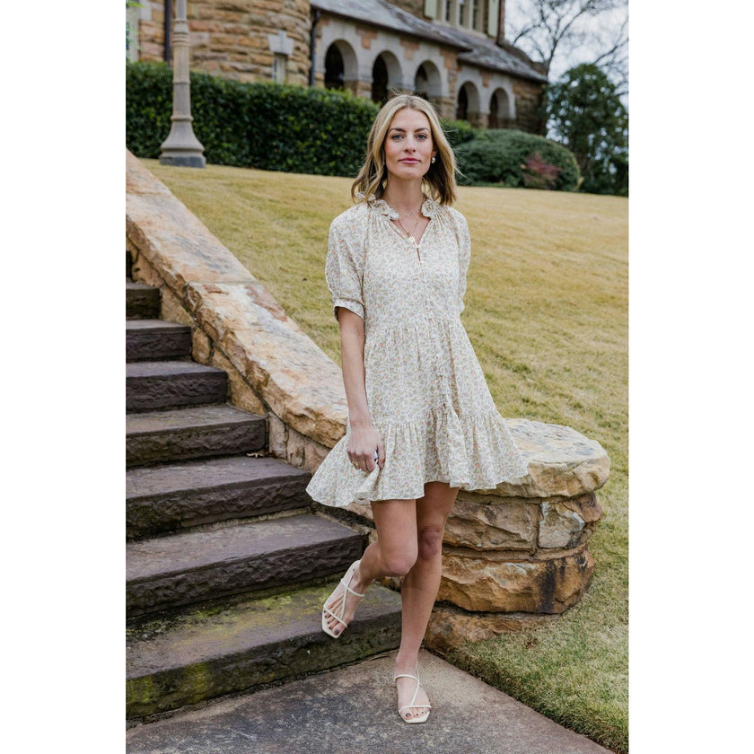 Ella Dress in Honey Blooms