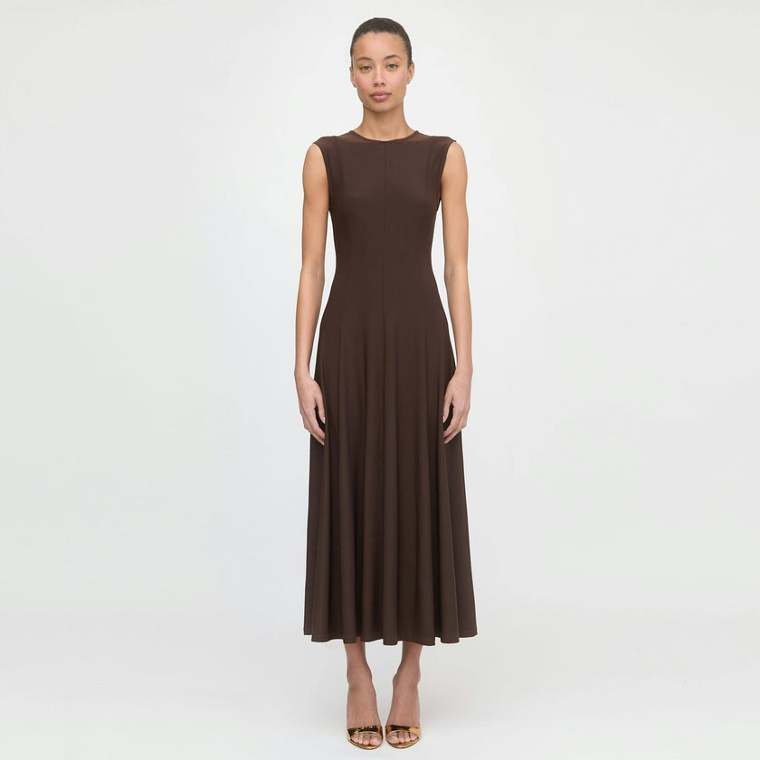 The Mila Dress - Chocolate Jersey