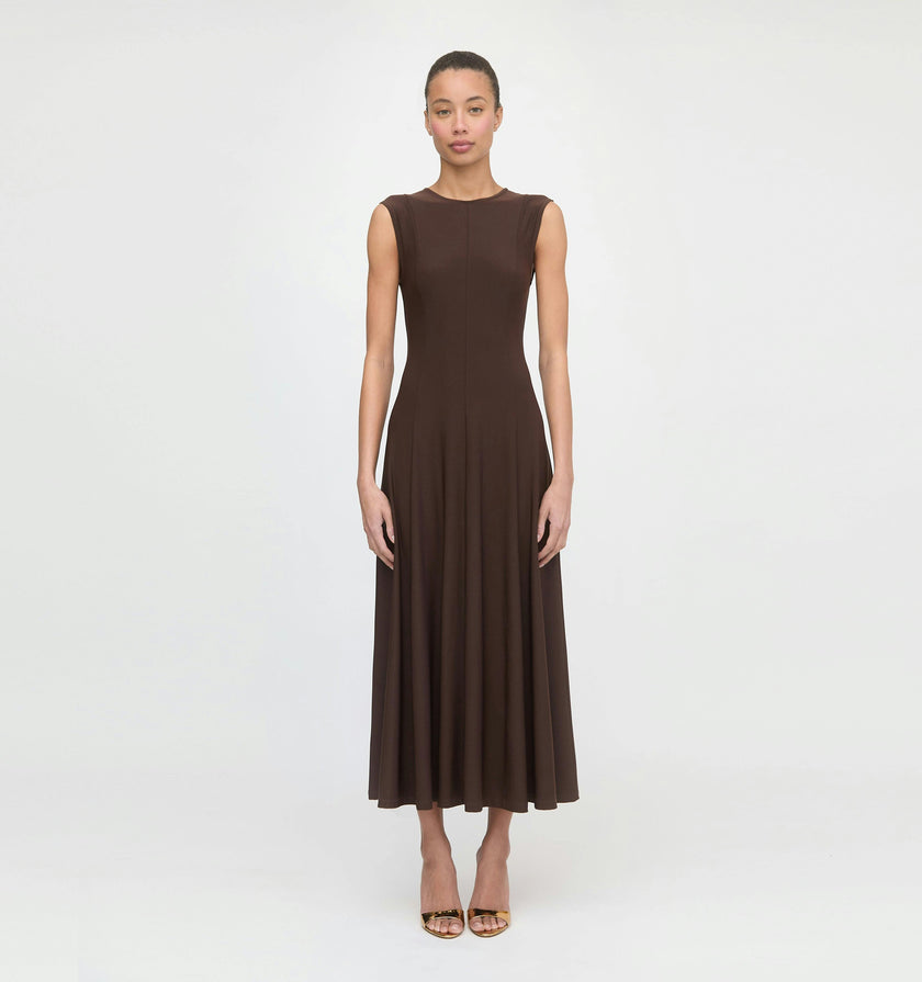 The Mila Dress - Chocolate Jersey