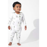 Winter Forest Animals Bamboo Convertible Footie