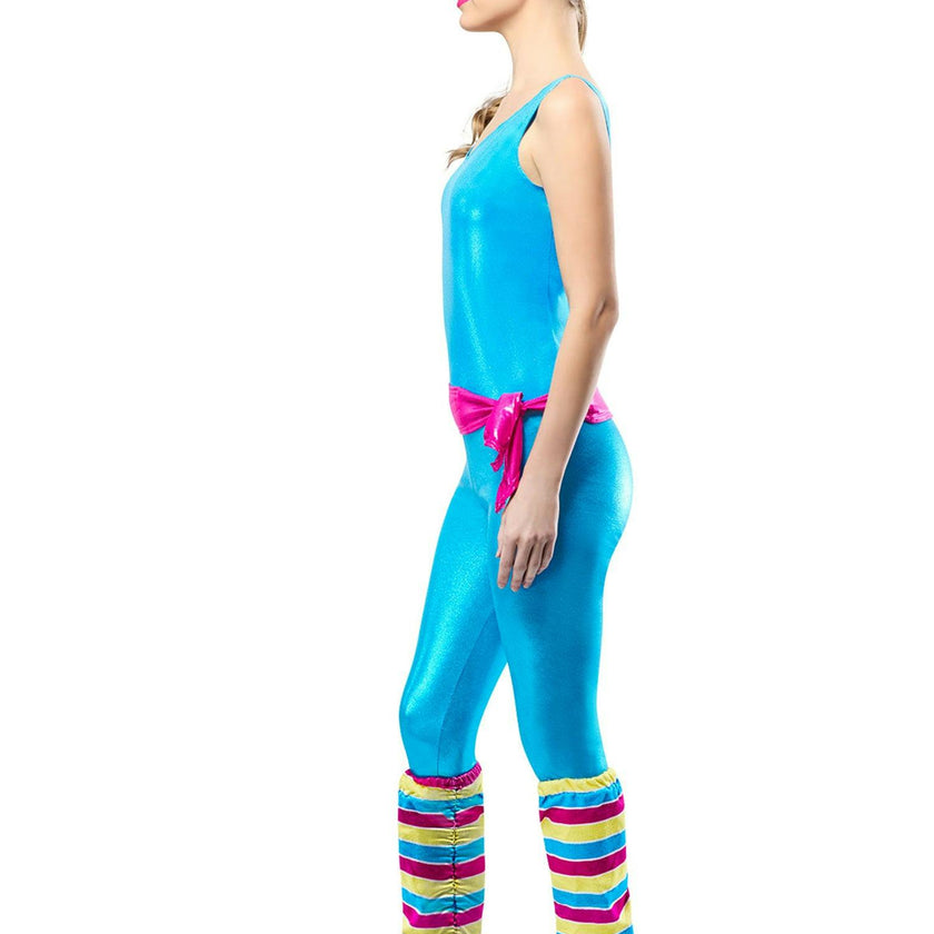 Women's Barbie Classic Exercise Barbie Costume - Deluxe