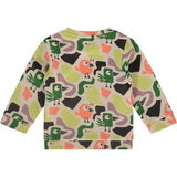 Colorful Print Long Sleeve Sweatshirt