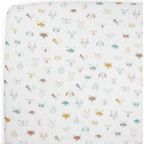 Cotton Muslin Crib Sheet - Animal Crowd