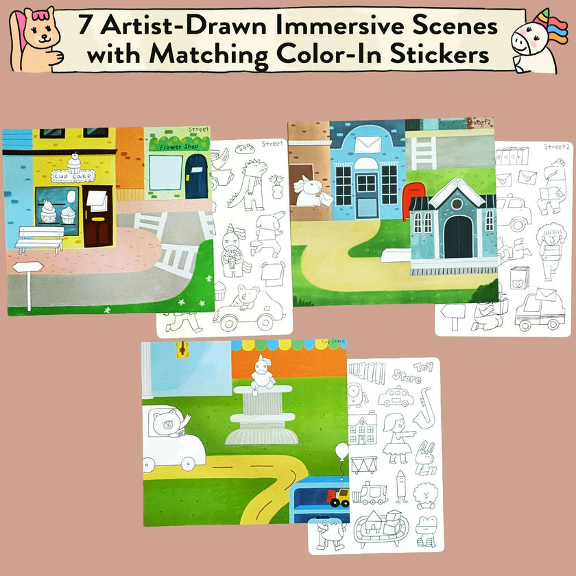 My Town Storytelling Sticker Kit
