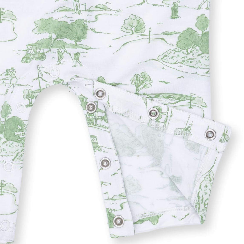 Golf Toile Green - Polo Romper
