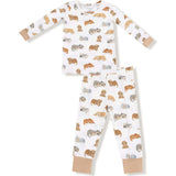 Napping Puppies - Long Sleeve Loungewear Set