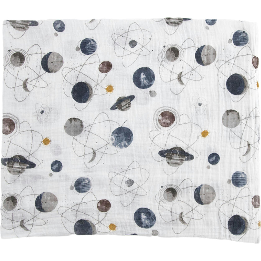 Cotton Muslin Swaddle Blanket 3 Pack - Planetary 2