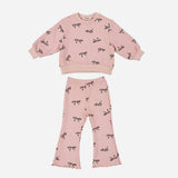 Ava Ribbon Sweatshirt Set