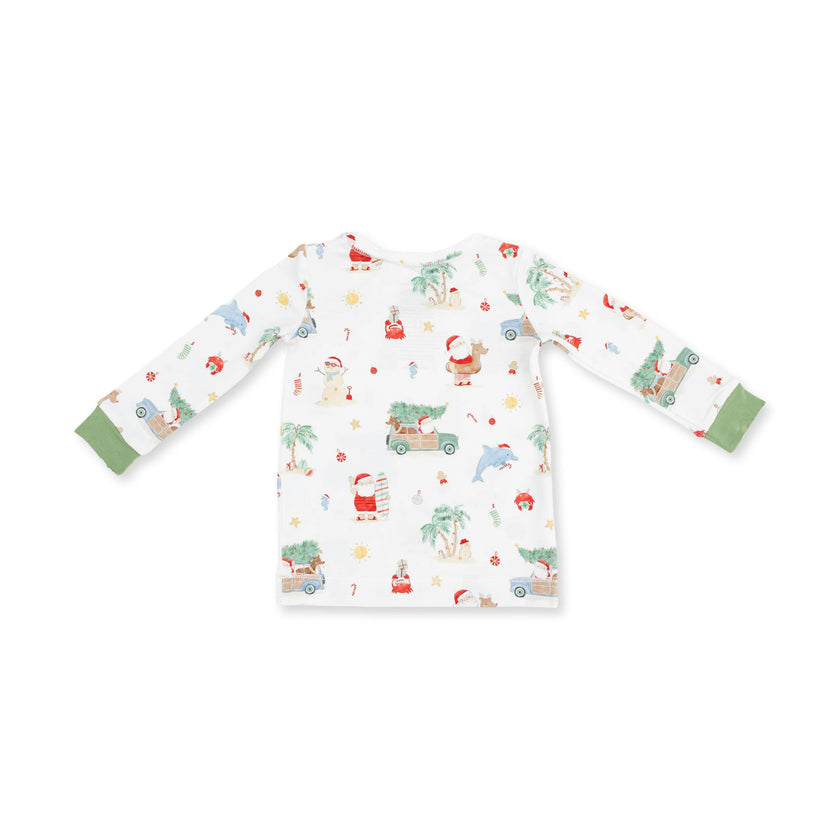 Beach Christmas -Long Sleeve Loungewear Set