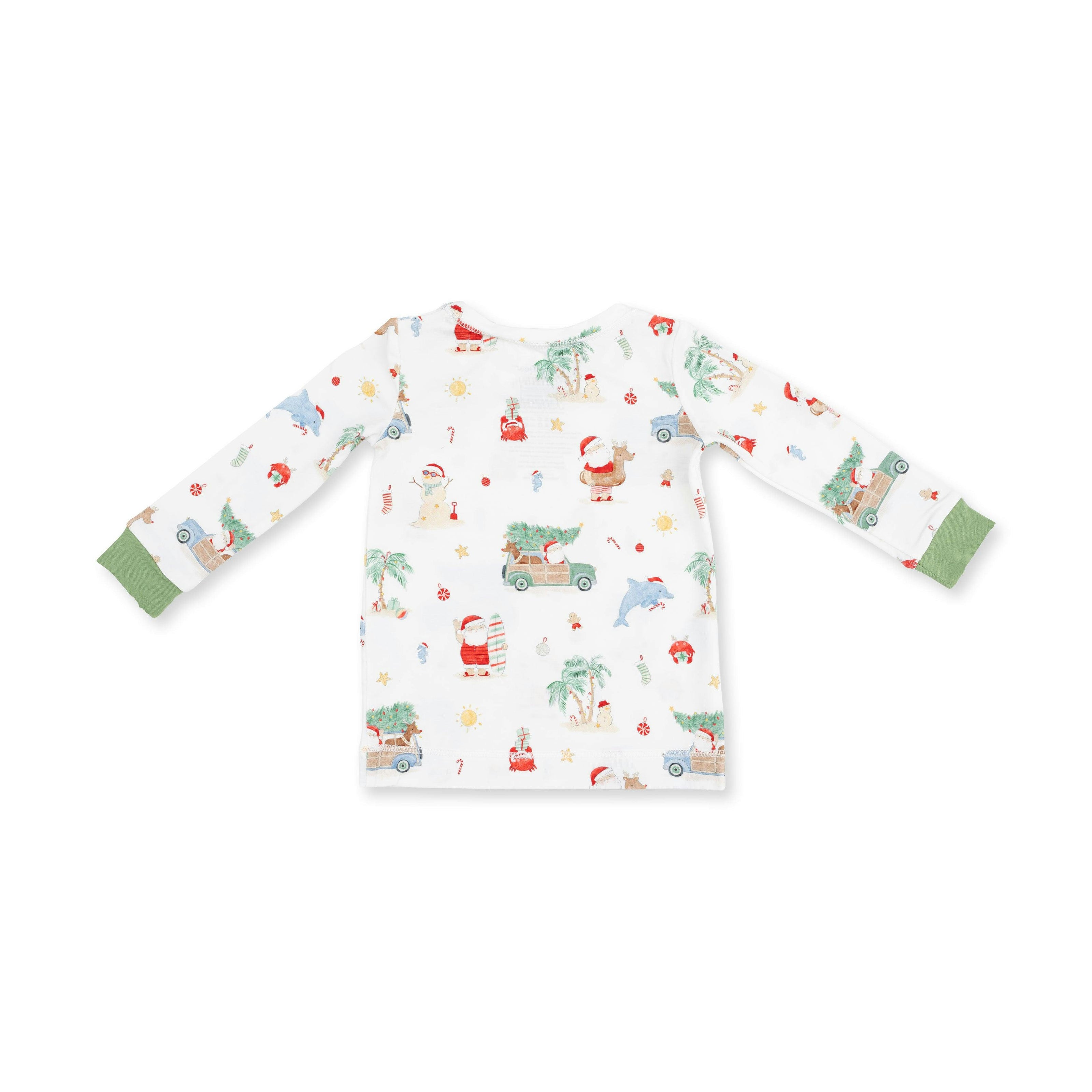 Beach Christmas -Long Sleeve Loungewear Set