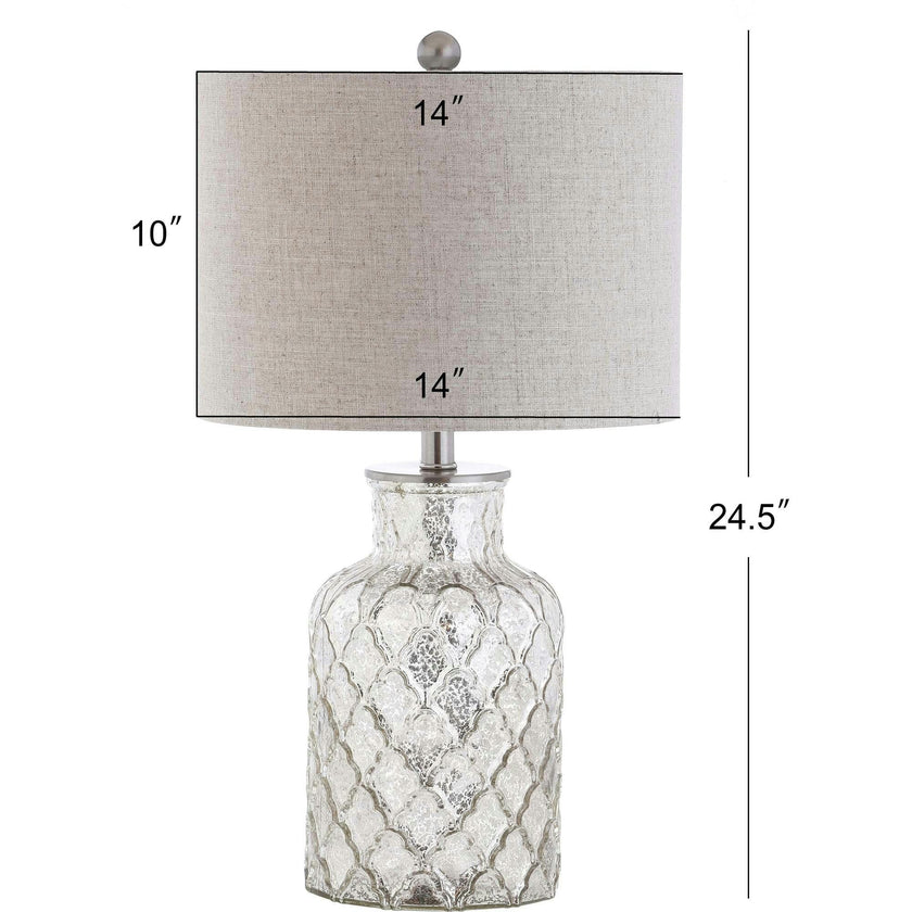 Alvord 24.5" LED Glass Table Lamp